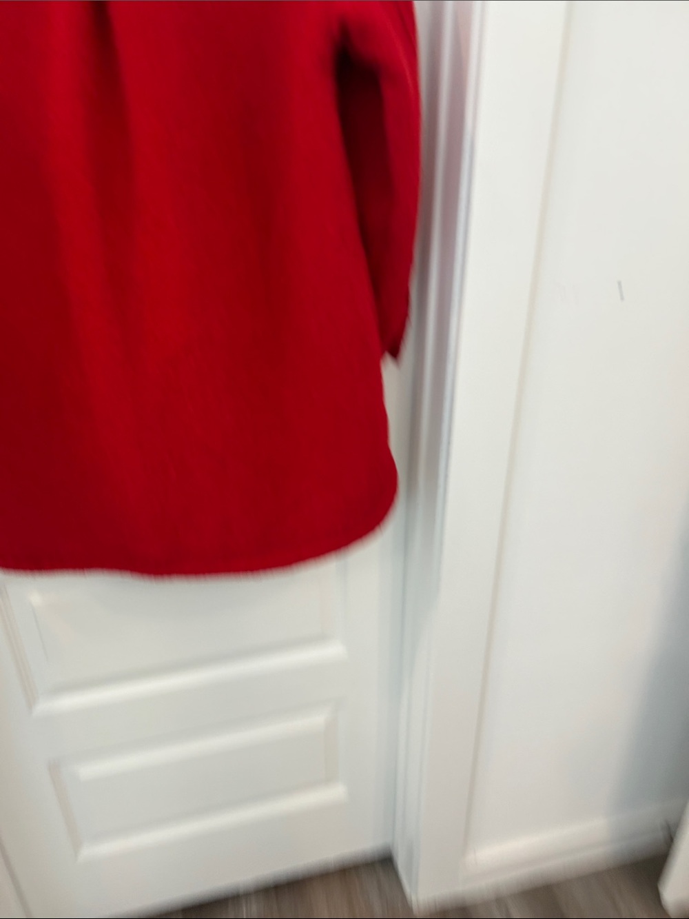 Old Navy Red Button-Front Utility Shacket - Picture 2 of 3